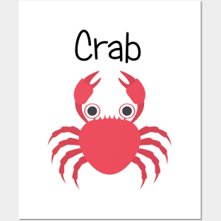 Red Crabby Crab Posters and Art